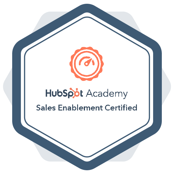 HubSpot Academy Sales Enablement Certified