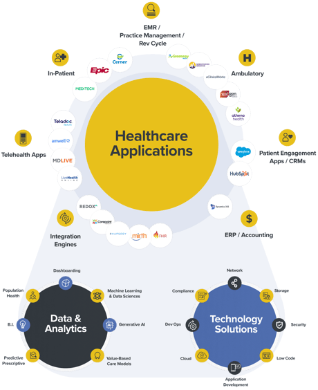 Comprehensive Healthcare Infographic